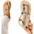 Shein Nyheter Fashionabel Kvinnors Platta Sandaler Stil Kaki Frg Prl Detaljering Lmplig Fr Enkel Och Fransk stil