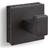 Dunelm Sparkle Black Square Towel Hook