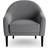 Dunelm Kaspar Soft Texture Tub Charcoal Armchair 81cm