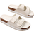 Shein Womens Platform Slippers Summer Outdoor Fashion Style Beach Shoes Metal Buckle Walking Shoes