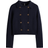 H&M Zweireihiger Cardigan aus Feinstrick Blau