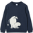 Polarn O. Pyret Moomin Print Kids Sweatshirt Blue 4-5y x