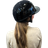 One K Advancé Riding Helmet - Embroidery Top - Black Glossy