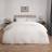 OHS Cable Knit Sherpa Fleece Set Double - Duvet Cover Beige (200x200cm)