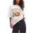 Topshop Oversized Tee - Cream/White