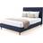 X-Rocker Maisie Upholstered Velvet Bed Frame 149 x 204 cm 149x203cm