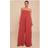 PrettyLittleThing Rust Chiffon Bandeau Puffball Jumpsuit - Orange