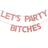 Shein Set Glitter Alphabet Lets Party Banner DIY For Bridal Shower Decoration Birthday Party Favor