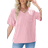 Shein Womens Twisted Threaded ShortSleeved TShirt