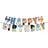 Shein pcsBag Cartoon Ear Shaped Happy Birthday Letter Pull Flag Decorative Party Supplies For Blue Orange Theme Scene