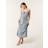 Blue Vanilla Tie Front Midi Dress - Light