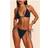 PrettyLittleThing Crinkle Double Tie Side Bikini Bottoms - Blue