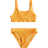 H&M Jente Oransje Strukturstrikket bikini 158/164 12-14Y