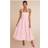 PrettyLittleThing Woven Button Collar Midaxi Dress - Dusty Pink