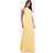 Anaya Anaya Gold Foil Halterneck Maxi Dress - Butter Yellow