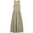 Mango Flared Dress In Combined Fabric - Khaki