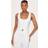 PrettyLittleThing Tailored Scoop Neck Fitted Waistcoat - White