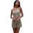 Topshop Button Down Playsuit - Khaki