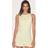 PrettyLittleThing Butter Yellow Linen A Line Cinched Back Skort Playsuit