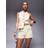 River Island Micro Short Co-Ord - Butter Yellow