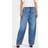 Only Onlhorseshoe Mellemhøj Talje Barrel Fit Jeans - Blue Denim