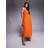 River Island Womens Sleeveless Broderie Maxi Dress - Orange