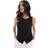 Stradivarius Textured Top With Buttons - Black