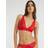River Island Lace Bralette And Thong Lingerie Set - Red