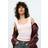 Gina Tricot Embroidered Edge Cotton Vest - Pink