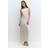 Gina Tricot High Neck Midi Satin Dress - Light Gold