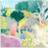 Paper Collective Un Jardin À Kergoët Plakat 100 x 100 cm Mehrfarbig Poster 100x100cm