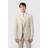 Alexandre.J Alexandre Tailored Fit Stone Linen Beige Men's Suit Jacket - 42R