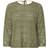 Yours Curve Khaki Green Pointelle Knitted Jumper - Khaki Green