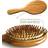 1 Pc Wood Comb Healthy Paddle Cushion Hair Loss Massage Brush
