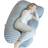 Pharmedoc U-Shape Full Body Pillow Silver Moon