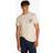 Tommy Hilfiger Beigemelerad T-shirt Med Upprepat Signaturtryck Baktill - Naturlig