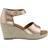 Ravel Belby Womens Wedge Sandals - Rose Gold