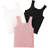 Shein Toddler Girls 3pcs Lettuce Trim Tank Top