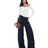 Stradivarius STR Ribstrikket Top Med Asymmetrisk Hals - Hvid