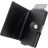 Stealth Wallet RFID Card Holder - Black Leather
