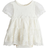 H&M Brodert Kjole Mesh Med Body - Hvit