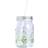 Kop & Kande Med Låg Og Sugerør Blomsterprint 45 cl Kruskrukke 45cl