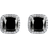 Shein 1pair Glamorous Square Cubic Zirconia Decor Stud Earrings For Women For Daily Decoration