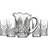 Godinger Dublin Pitcher 5pcs 1.36038L