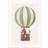 Postery The Green Balloon Ride 30x40 cm - Green Poster 30x40cm