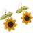 Shein Sunflower Drop Earrings