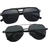 Shein Men Geometric Frame Aviator Sunglasses