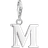 Thomas Sabo Charm Club Letter M Charm - Silver