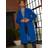 Chi Chi London Single Breasted Coat - Blue