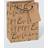 John Lewis Happy Birthday Gift Bag Brown Kraft Small